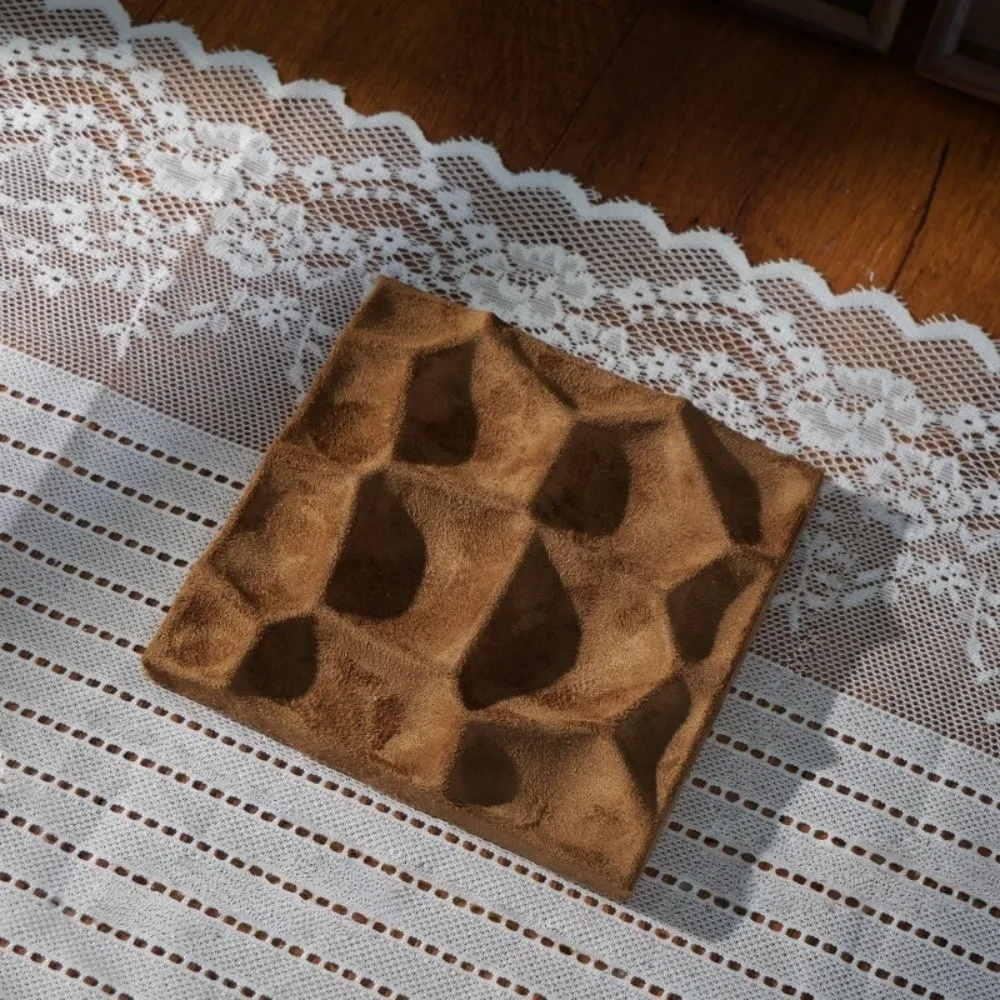 

Cloth Jewelry Storage Tray INS Light Luxury Ring Earrings Display Plate Elegant Simple Jewelry Shop Counter Accessory Room Decor