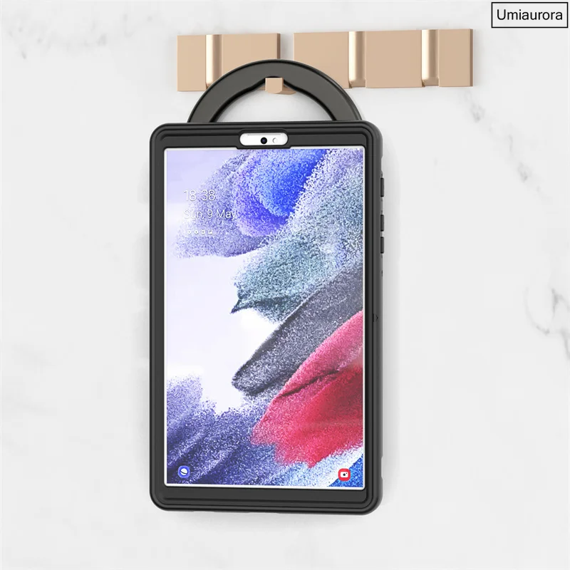 For Samsung Galaxy Tab A8 10.5 inch SM-X200 SM-X205 A7 Lite SM-T220 S5E S6 Case Kids 360 Rotation Handle Stand Shockproof Cover