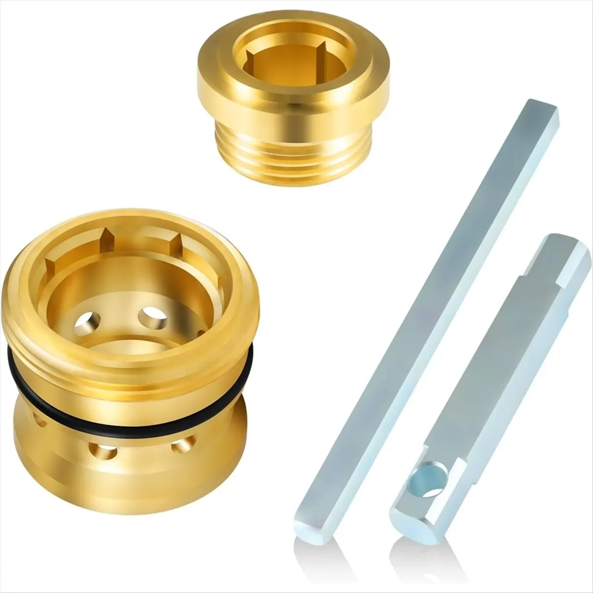 New TA-4 Hot/Cold Valve Base & T-35 A/B Tool,Professional Valve Seat Removal Kit for Hot and Cold Valves Rebuild Kit