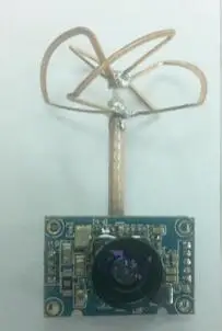 

5-18V HRS998T Mini 5.8GHz 48CH 600TVL 25-100MW VTX video transmitter and 1/4 inch CMOS Wireless Camera NTSC / PAL switch