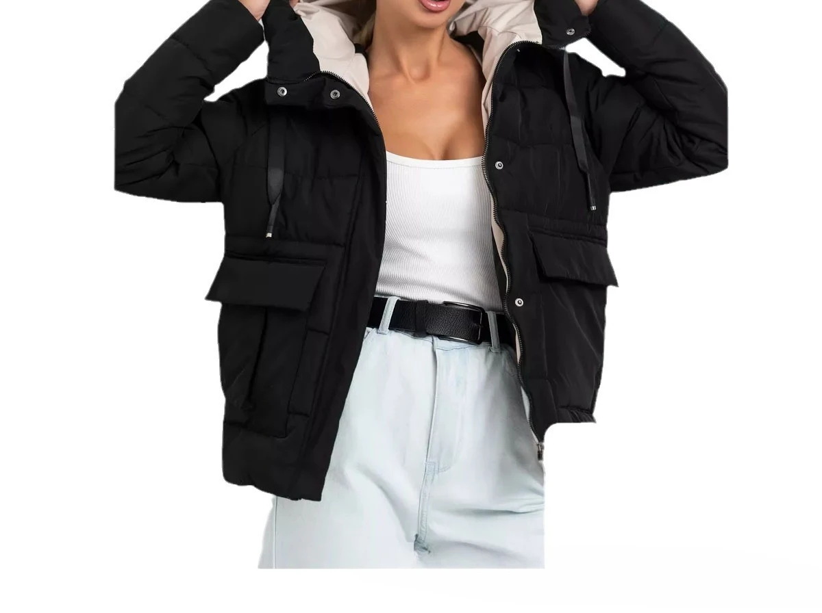 2025 New Short Bread Jacket High-end Outerwear Women's Winter Clothing Trend Simple