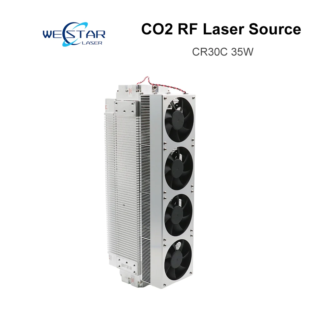 Хорошее качество, металлическая CO2 лазерная трубка CR30C 35 Вт, лазерный источник для лазерной маркировки, гравировальной машины