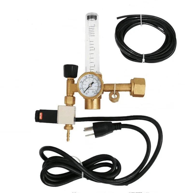 Dioxide Pressure Reducer HX-191-0037 American Style Plant Hydroponics With Electromagnetic Valve Carbon