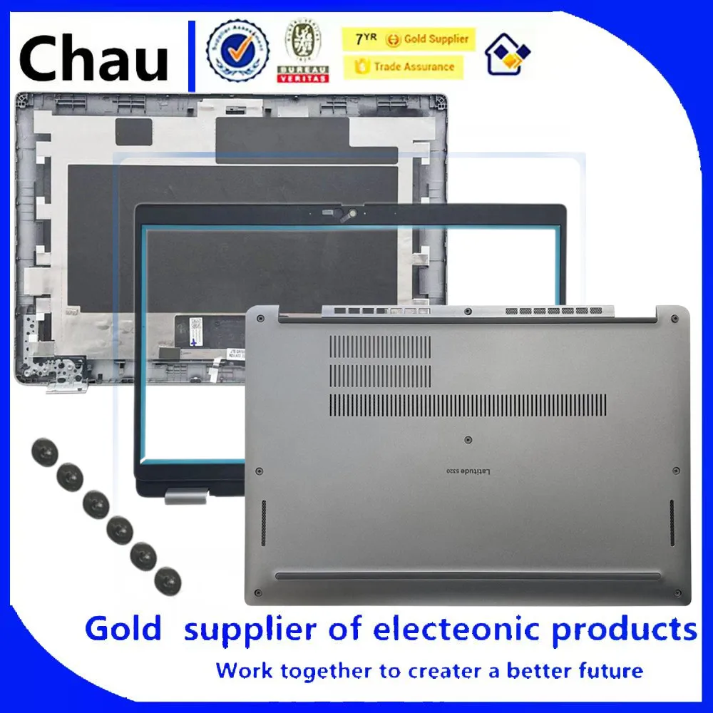 

New For Chau Latitude 5320 E5320 Laptop LCD Back Cover /LCD Front Bezel cover / Bottom Base Cover 0MR6NN 0GR18W 08F8VW 0007N8