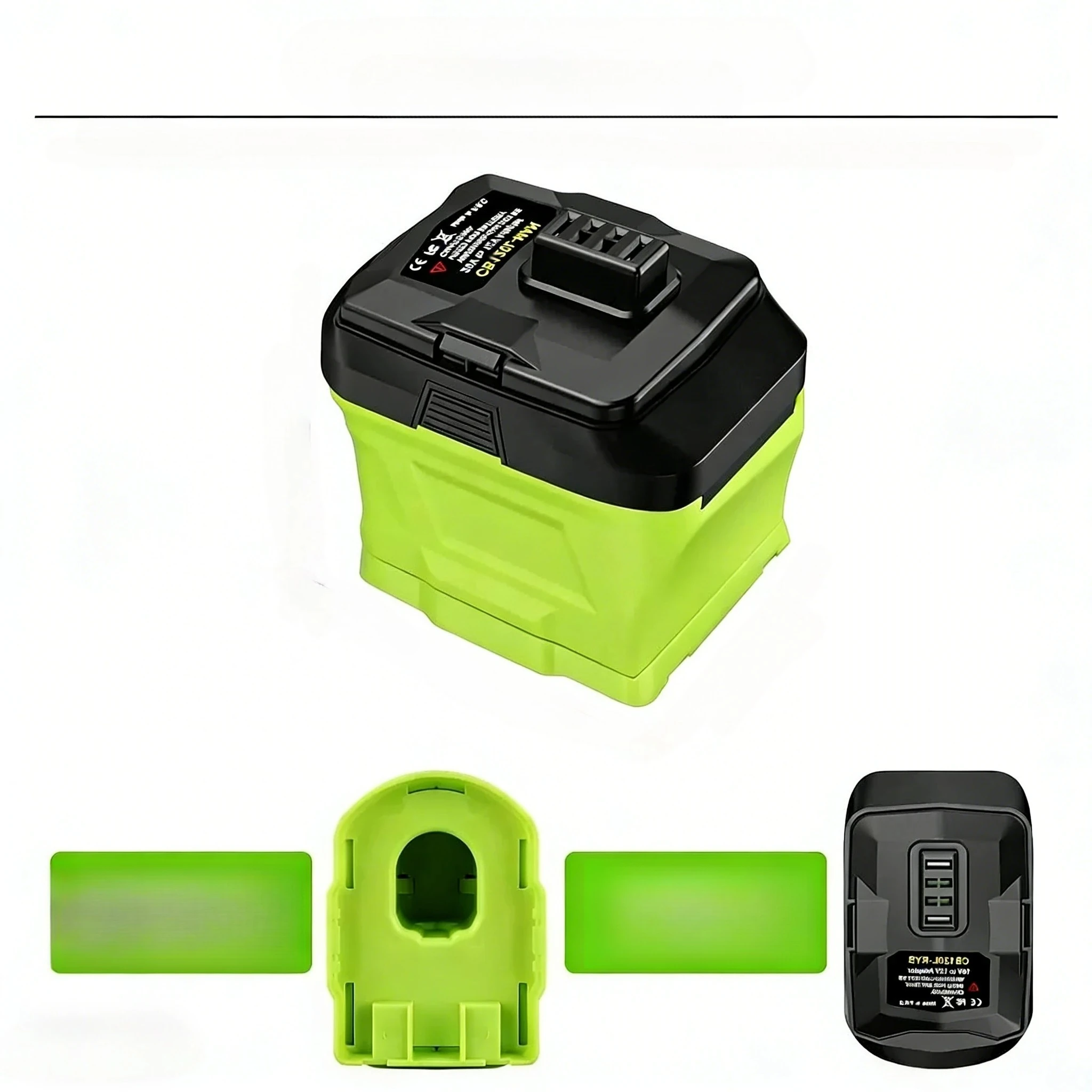 

Конвертер для инструментов Ryobi 18V в 12V, адаптер для подключения литий-ионного аккумулятора Ryobi 18V к беспроводному электроинструменту Ryobi 12V.