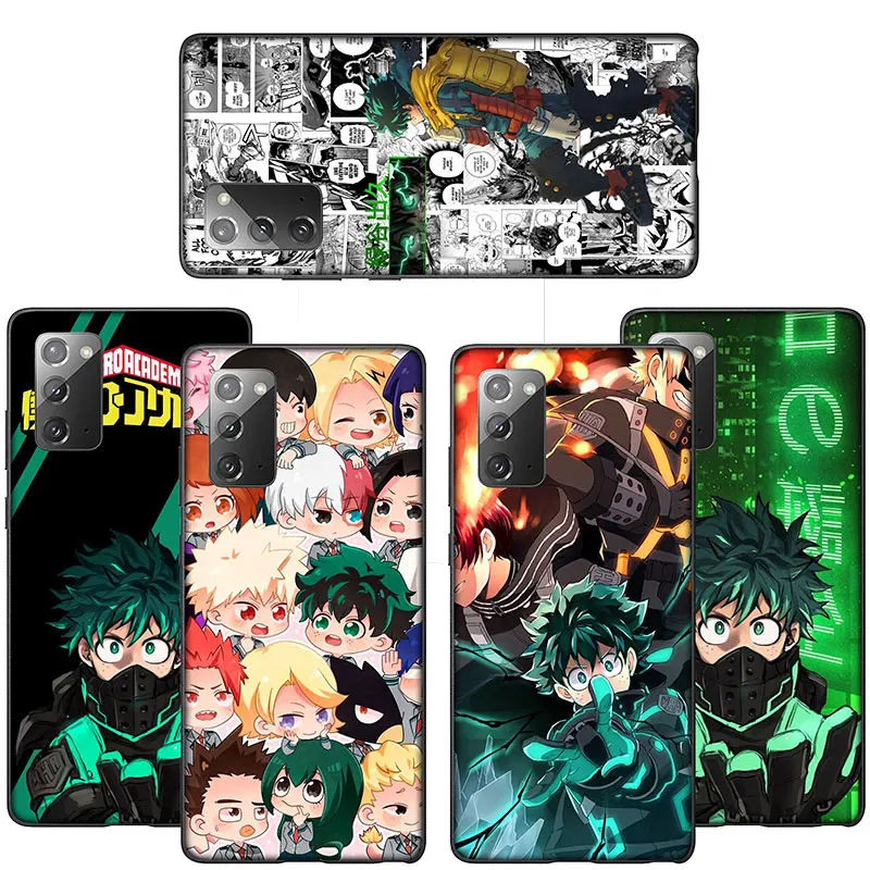 FL17 Anime My Hero Academia Deku  Case for Samsung Galaxy A01 A02 A03 A03S A10 A10S A20S A30 A30S A50 A50S A70 M02 M21 M31 M51