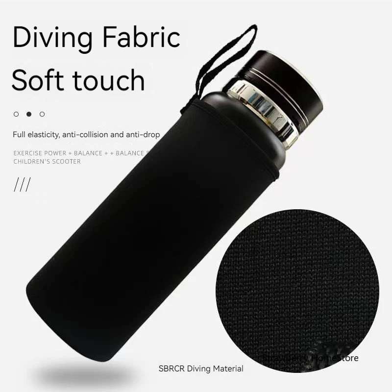 750/1000/1500ML Sport Water Bottle Case Insulated Bag Black Bottle Carrier Insulated Bag ﻿Mug Bottle Case Sport Cup Covers Bag