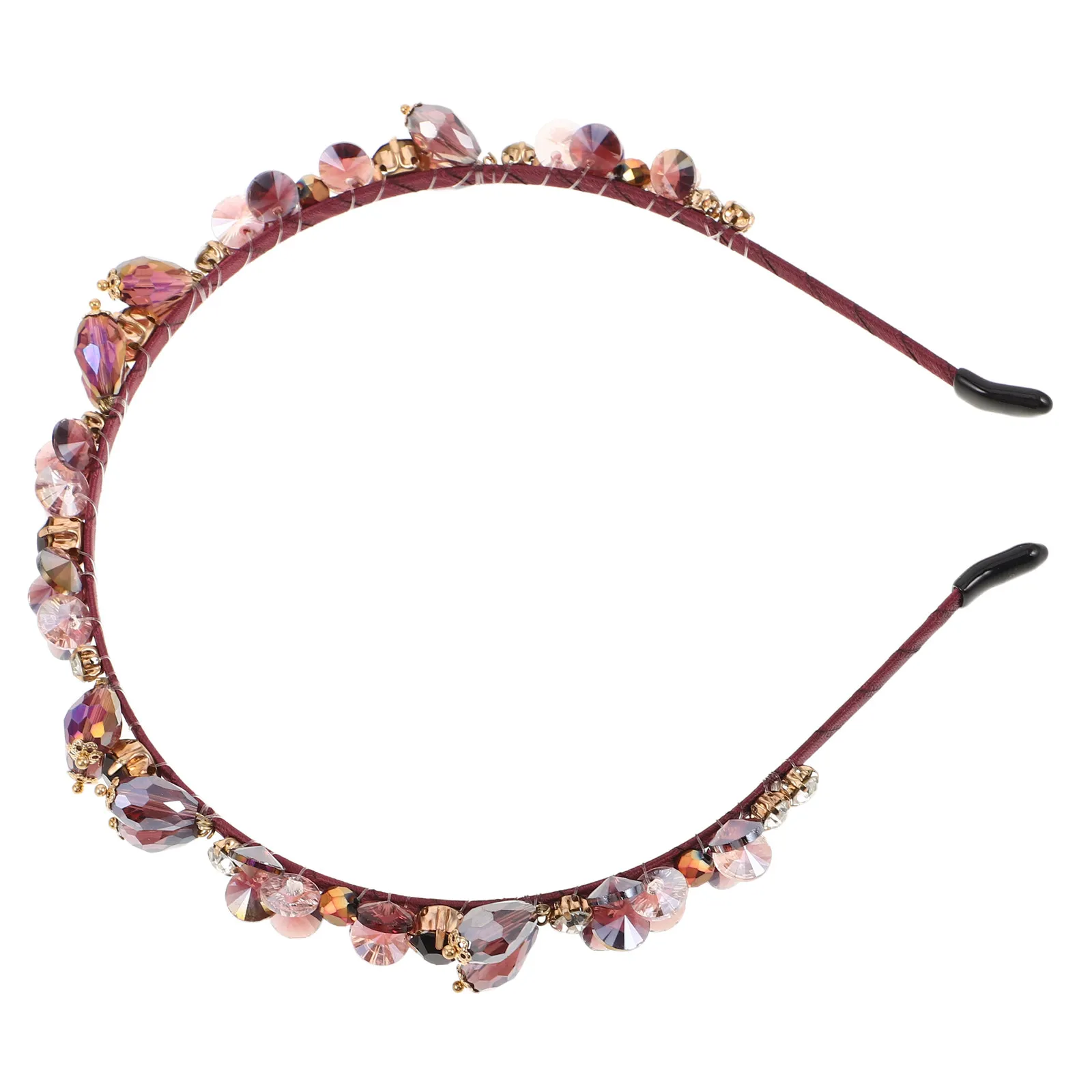

Crystal Headband Sparkly Baroque Hair Hoop For Wedding Bridal Party Holiday Bling Hair Accessories Decorative Headbands