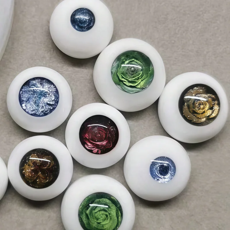 Dunkle Themen-Nagelkunstform, Silikonform für Augapfel-Puppen-Gesicht, 3D-Dekorationen, Krähemasken-Design, Einzelstück, Schönheitswerkzeug – Detail 8