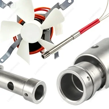 Induction Fan Kit Fire Burn Pot Hot Rod Ignitor Replacement Parts For Wood Pellet Grill