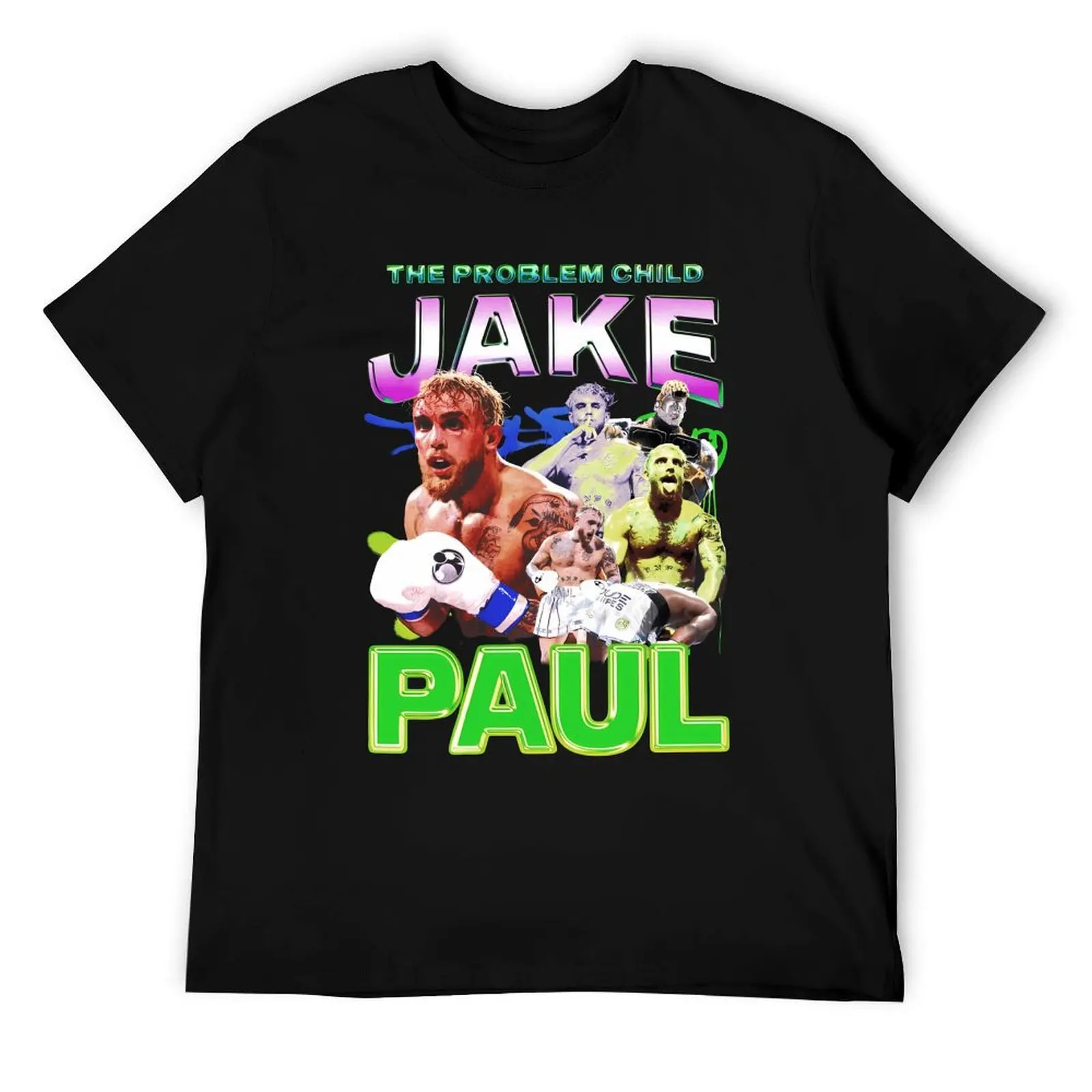 

Jake Paul Vintage 90s Style Retro T-Shirt cotton tshirt 100% funny t shirts cotton T-Shirt