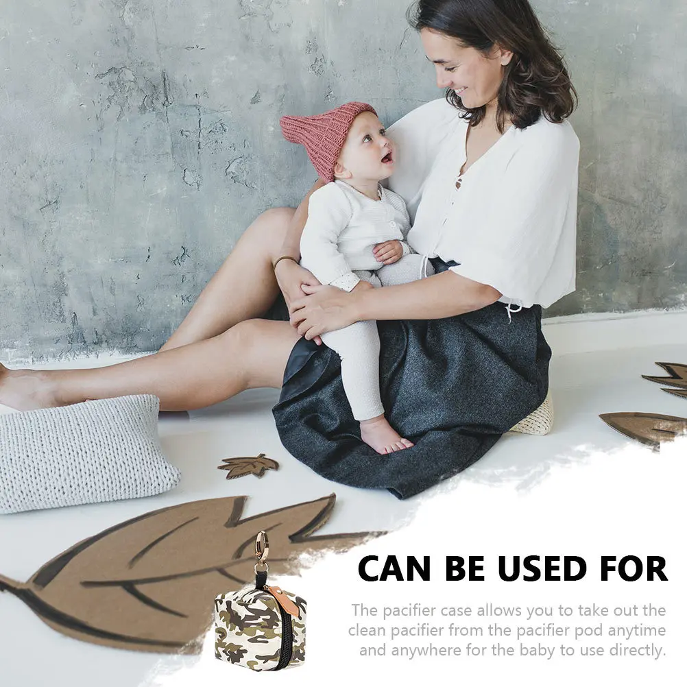 

Детская сумка для соски, держатель для хранения из искусственной кожи, водонепроницаемый чехол для детской соски, портативная дорожная подвесная сумка, держатель для хранения