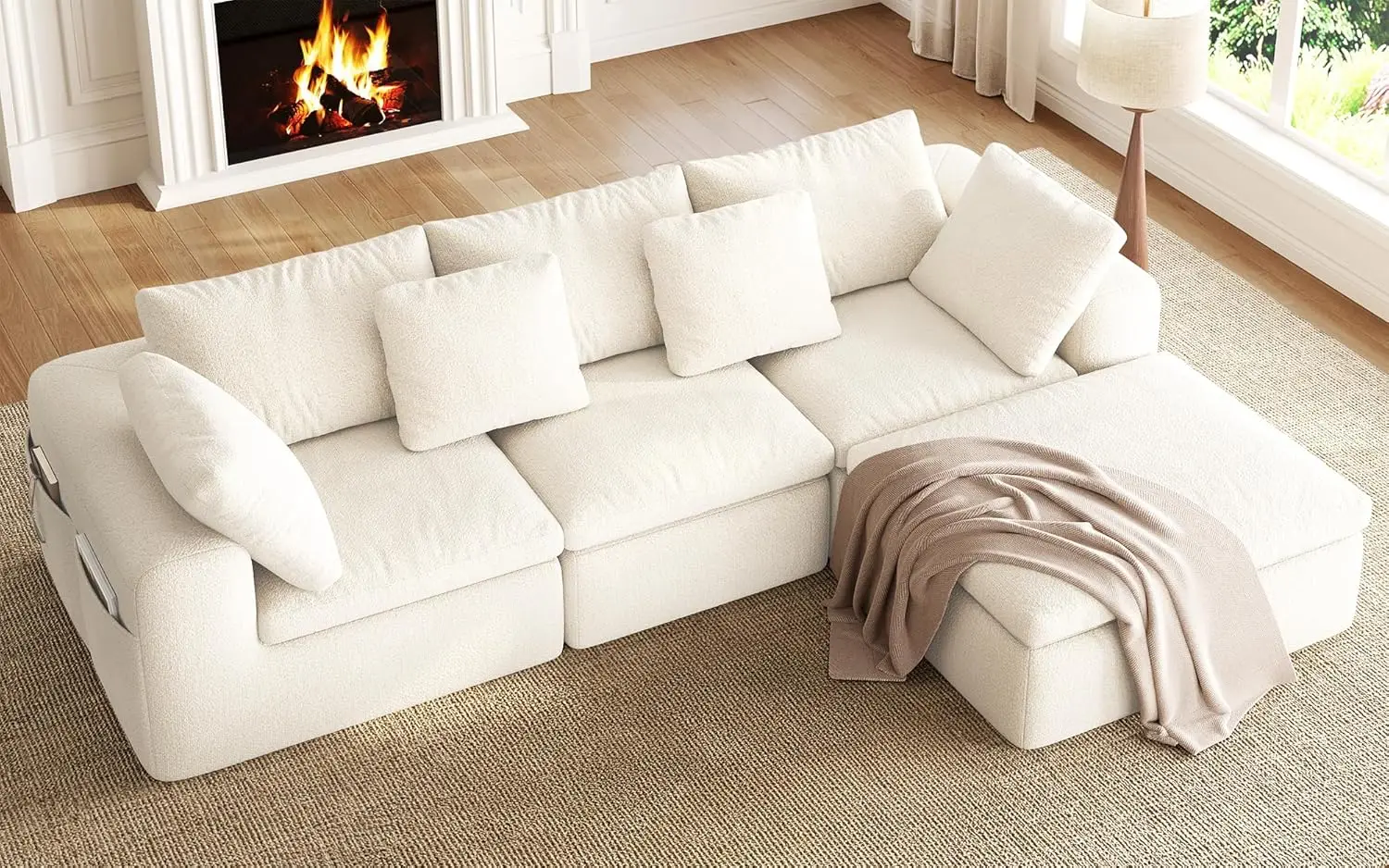 108-Inch Modular Cloud Sectional 1