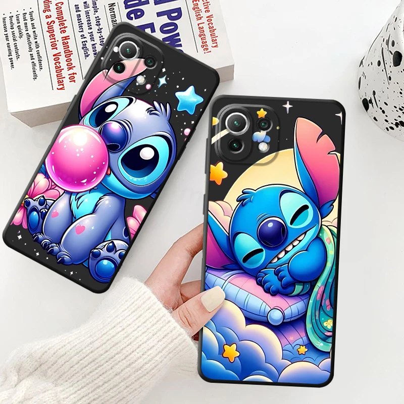 Funda de teléfono Disney Stitch Bubble Gum para Xiaomi Mi 10T Pro 11 Lite 5G 11T Pro 12 12X Lite 12T Pro 13 14 Pro Lite funda