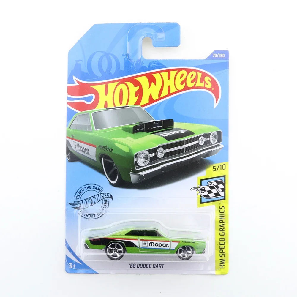 2020-70 2022-63 Original Hot Wheels Mini Alloy Coupe 68 DODGE DART 1/64 Metal Diecast Model Car Kids Toys Gift