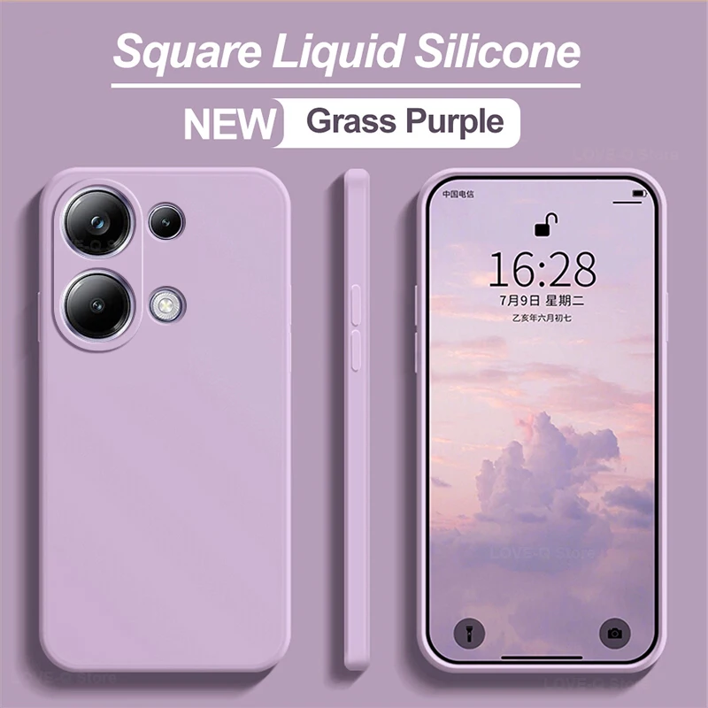 Telefon Fall Für Poco M6 Pro Silikon Einfarbig Herbst und Kollision Schutz Abdeckung Für Xiaomi Poco M6 M6 Pro m6Pro Poco M6 Pro – Detail 11