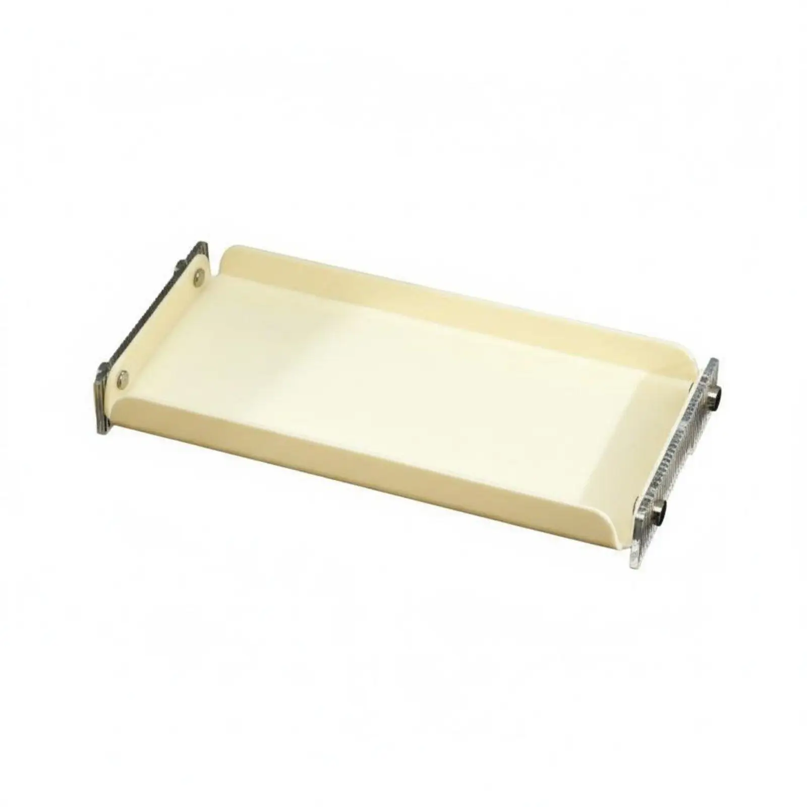 Wave Edge Acrylic Cosmetic Tray for Dresser Table Perfume Display and Kitchen Counter Decor