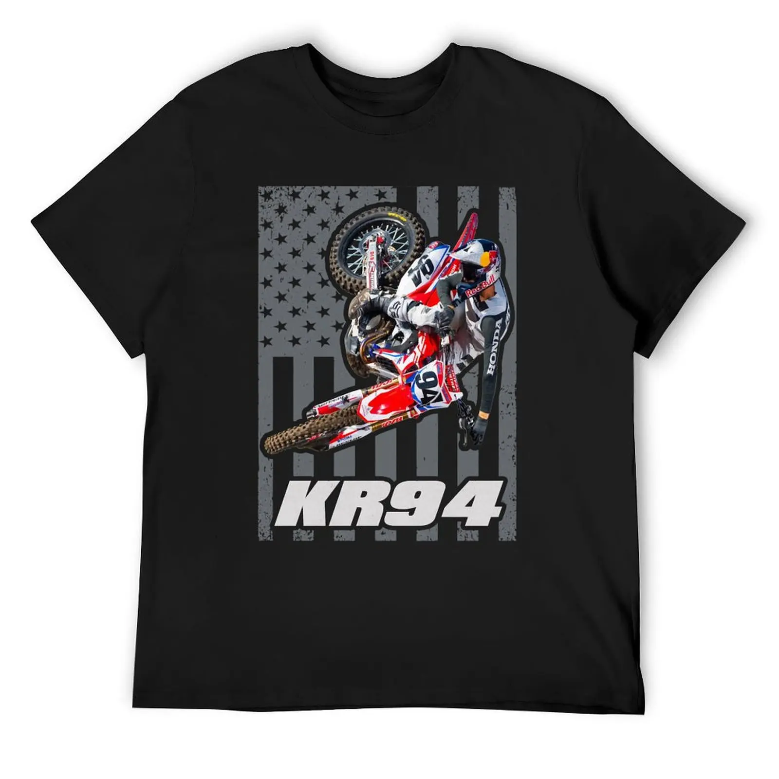 

Ken Roczen KR94 American Flag 450 94 USA Supercross Champion T-Shirt cotton graphic tees cute clothes plain t shirts men