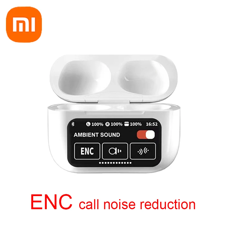 

Xiaomi A10Pro ANC Wireless Earphones LED Screen Noise Cancelling Bluetooth5.4 Headphones Sports Earbuds With Mic For Android iOS