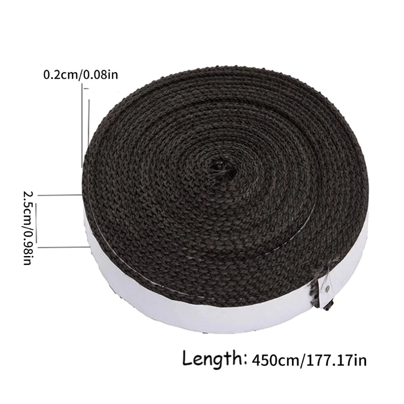 Selos resistentes calor, junta temperatura para grelha, material fibra substituição, perfeito para cozinhar