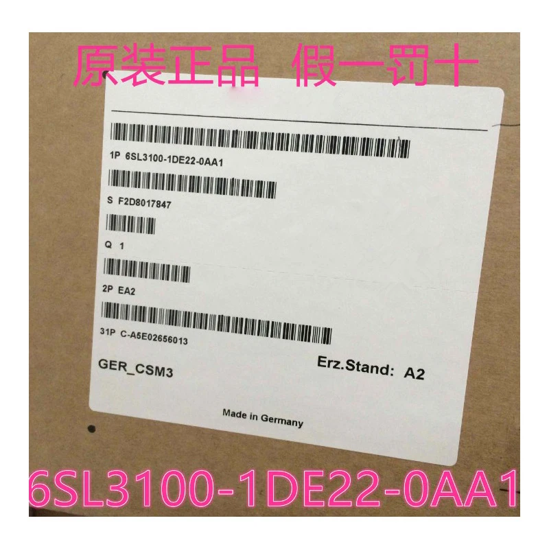 

Новый оригинальный модуль управления питанием S120 6SL3130-1DE22-0AA0 6SL3130-1DE22-0AA1