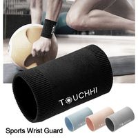 1 Pair Wrist Support Knitting Wrist Protection Compression Band Breathable Sports Workout Exercise Gym Outdoor Wristbands Bracer