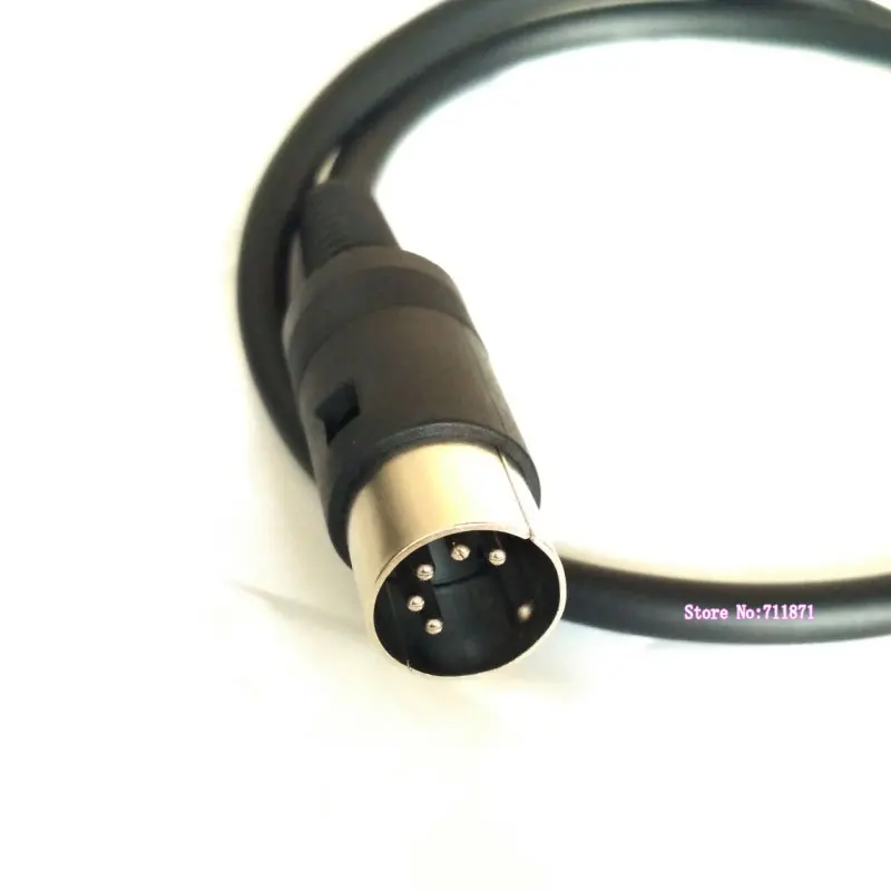 50 سنتيمتر قصيرة ستيريو TRS 3.5 مللي متر ذكر 5P 5Pin DIN ذكر الصوت كابل خط 5Pin DIN MIDI ذكر إلى TRS 3.5 ذكر محول الحبل سلك DIN 3.5