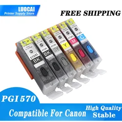 New Refill PGI-570 CLI-571 Ink Cartridge Compatible For Canon MG5750 6850 7750 MG6852 MG6853 TS5000 TS5050 TS5051