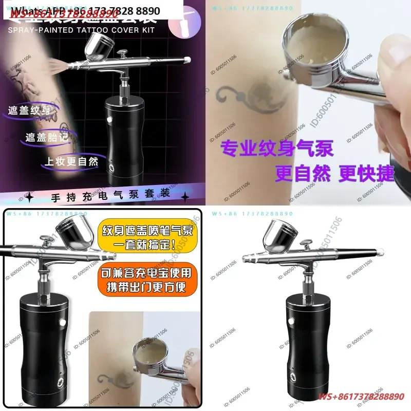 PAX Tattoo Cover Airbrush Special Effects Makeup Pigment Cover Scar White Spot Birthmark Concealer Waterproof Anti-Rub