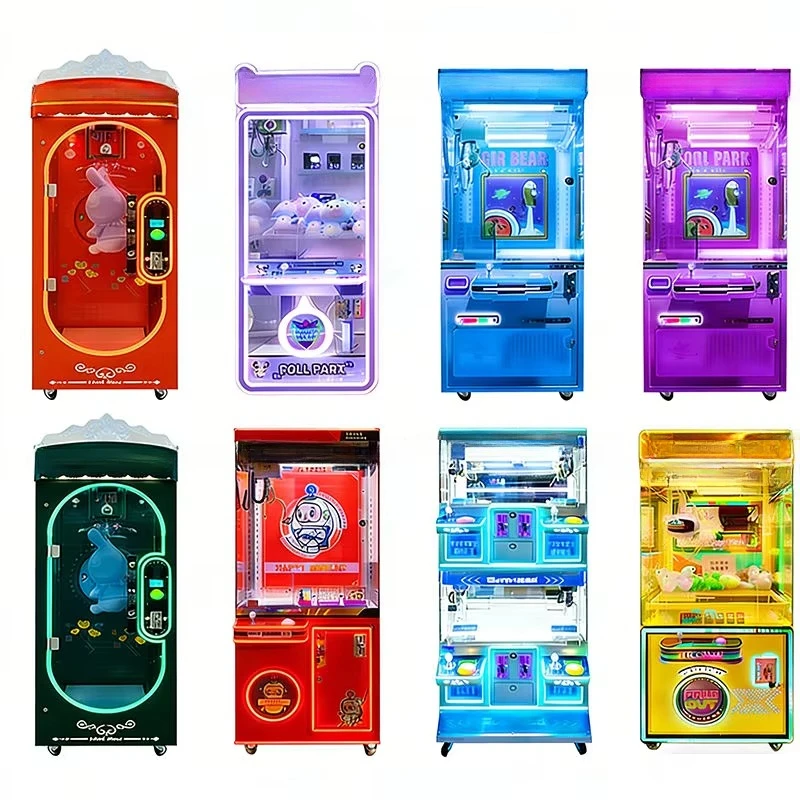 Claw Machine Prices Storage Top Arcade Crane Game Black Red Cabinet For Quality Clip Prize Gift Vending Mall Sale
