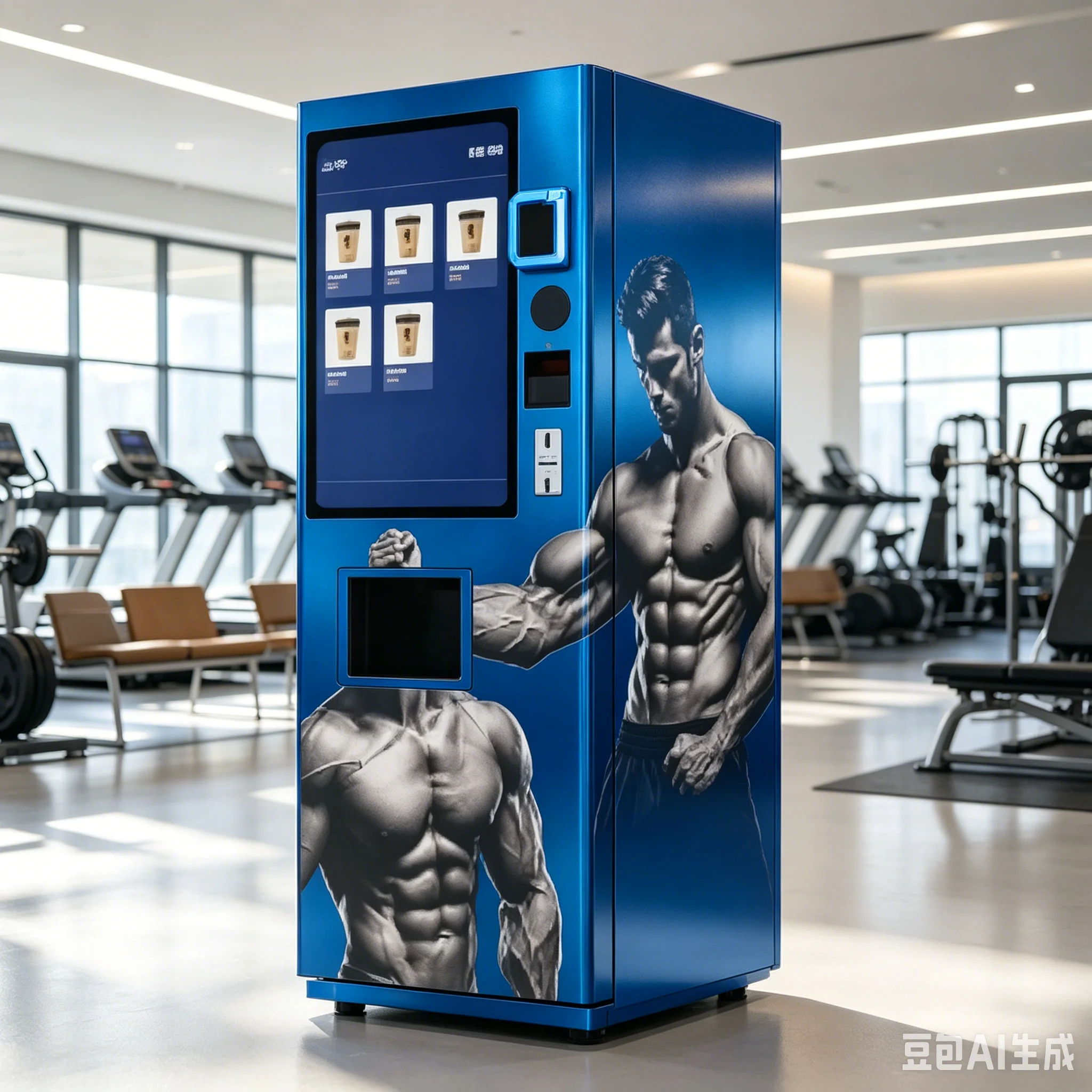 Protein Shake Vending Machine Energy Saving Refrigerator 28L SDK Mobile Pay for Studio Arena Wholesale