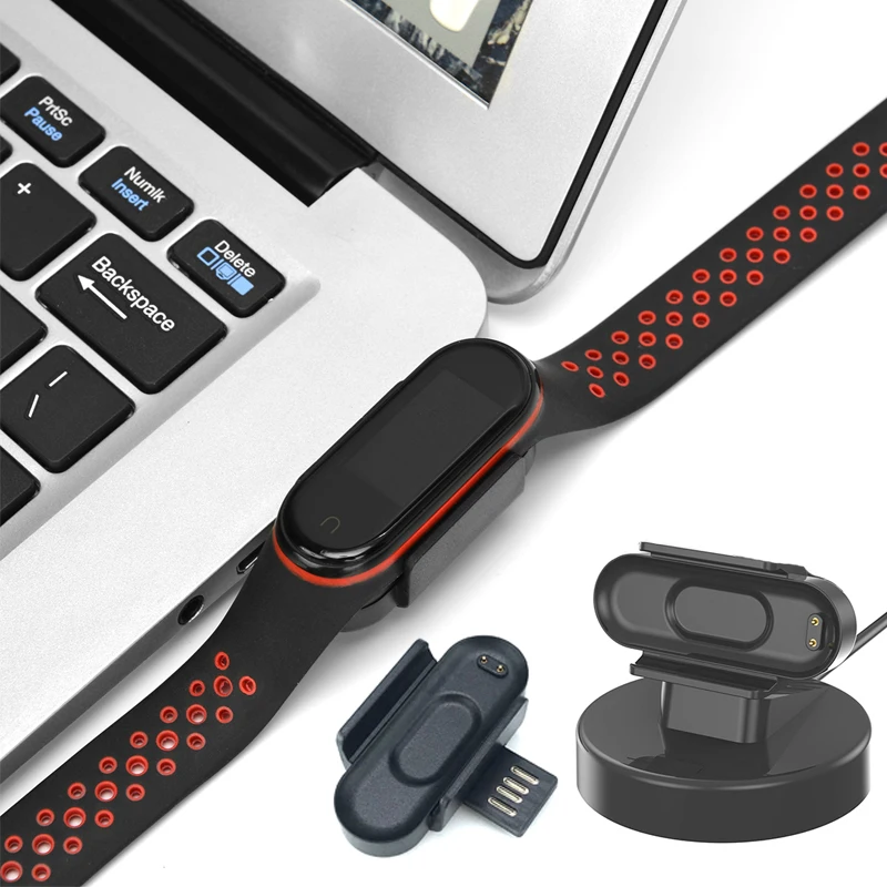 Mini suporte carregador de carregamento usb cabo titular para xiaomi mi banda 4/5/6/7 nfc miband pulseira inteligente doca adaptador carga