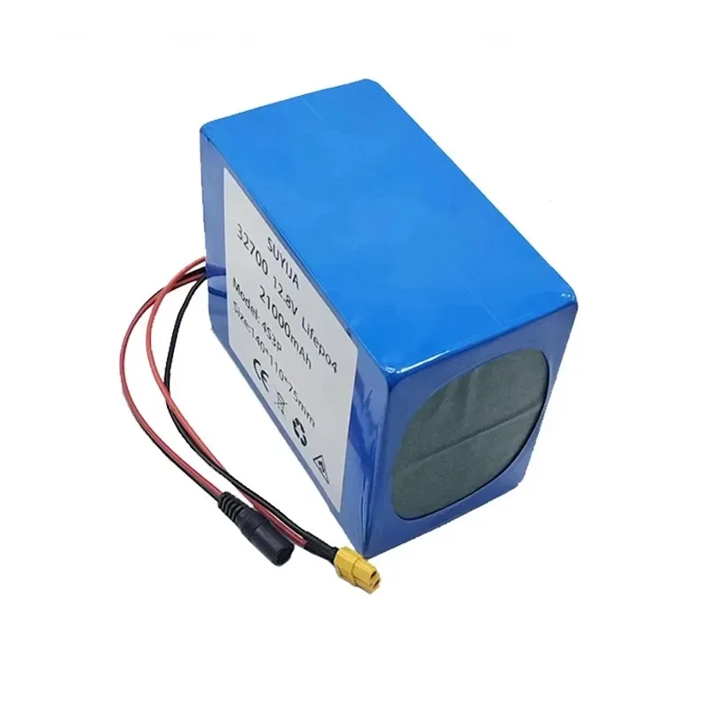 4S3P 32700 Lifepo4 Battery Pack 40A Same Port Charge and Discharge Balance BMS 12V Power Supply 12.8V 21Ah for Electric Bicycles