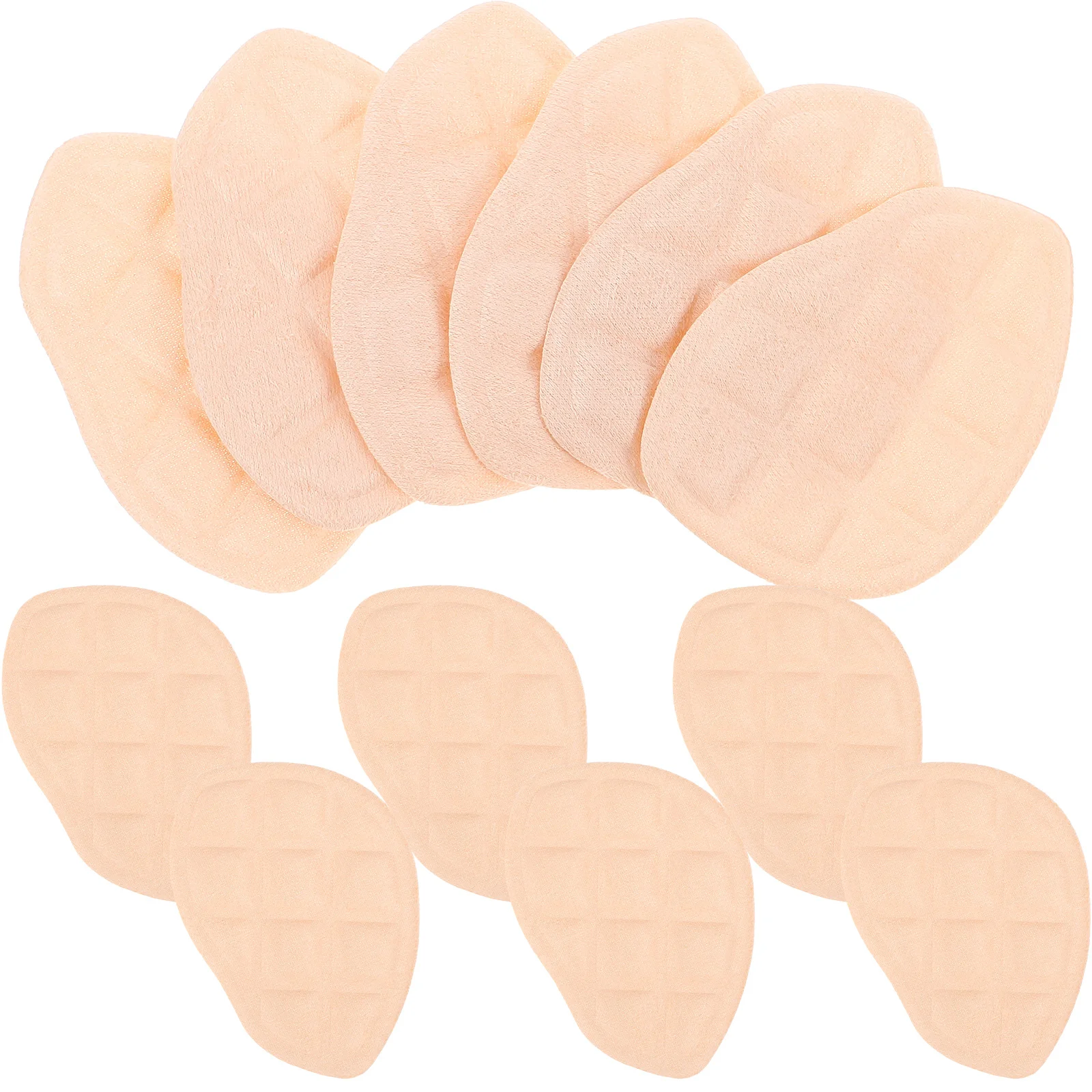 6Pairs High Heel Comfort Pad Inserts Forefoot Cushion Pads Women Non-Slip Reusable Half-Size Insoles Half Size Foot Pads