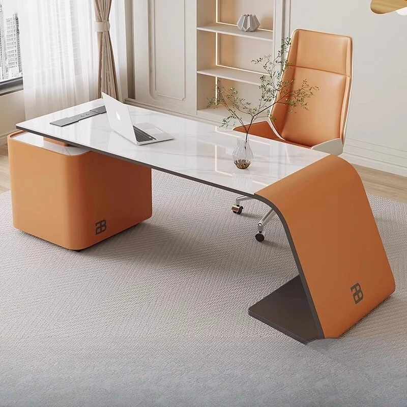 

Aesthetic Nordic Office Desk Modern Computer Standing Executive Office Desk Storage Design Meuble Bureau Commercial Furniture