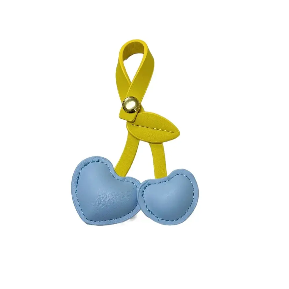 

Lovely PU Leather Keychain Car Keyring Love PU Leather Hanger Fashion Cartoon Bag Pendant Men