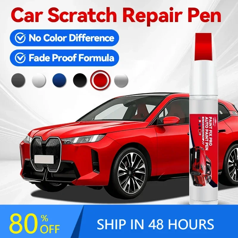 

Набор маркеров-карандашей для ремонта краски BMW IX, средство для удаления царапин, аксессуары для авто, черный, белый, серебристый, серый, синий, красный