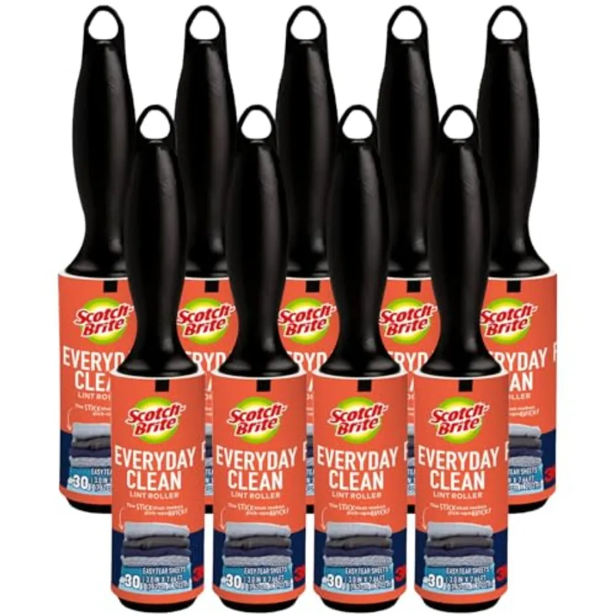 

Scotch Mini Lint Rollers,Travel-Size Sticky Lint Removers for Clothes, Furniture and Pet Hair