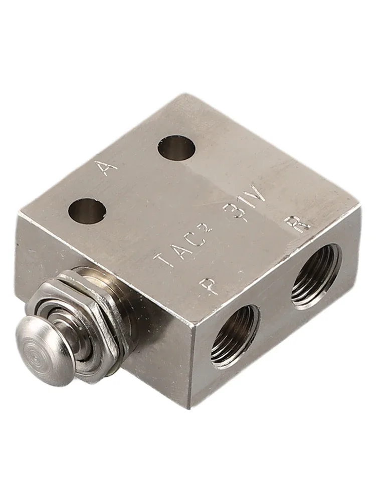 Sistemas neumáticos Válvula mecánica de aire TAC2-31V 62 X 32 X 16 mm Válvula neumática de aire TAC2-31V mecánico de aleación 1 piezas
