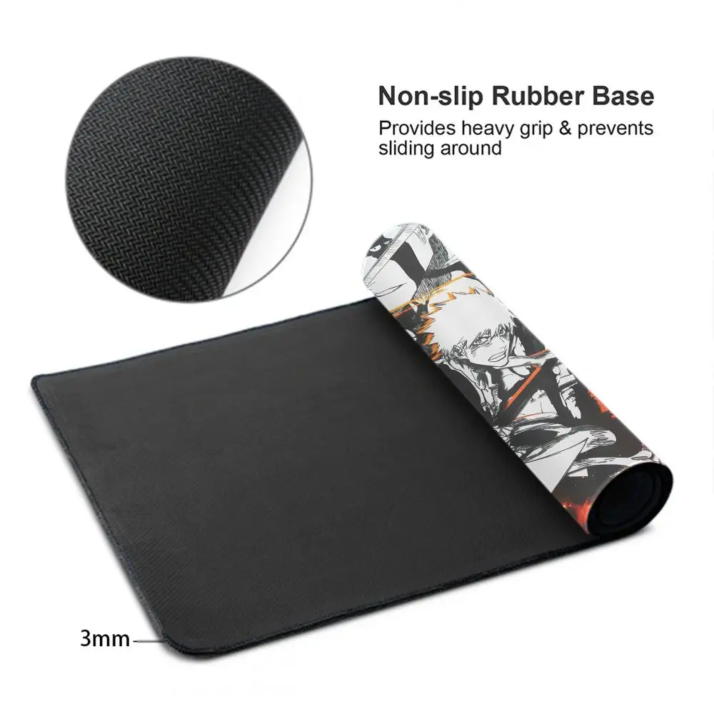 Bleach Kurosaki Ichigo Mouse Pad Keyboard Mousepad large 600X300 mm Desk Mat PC Gaming High definition printing Table pad