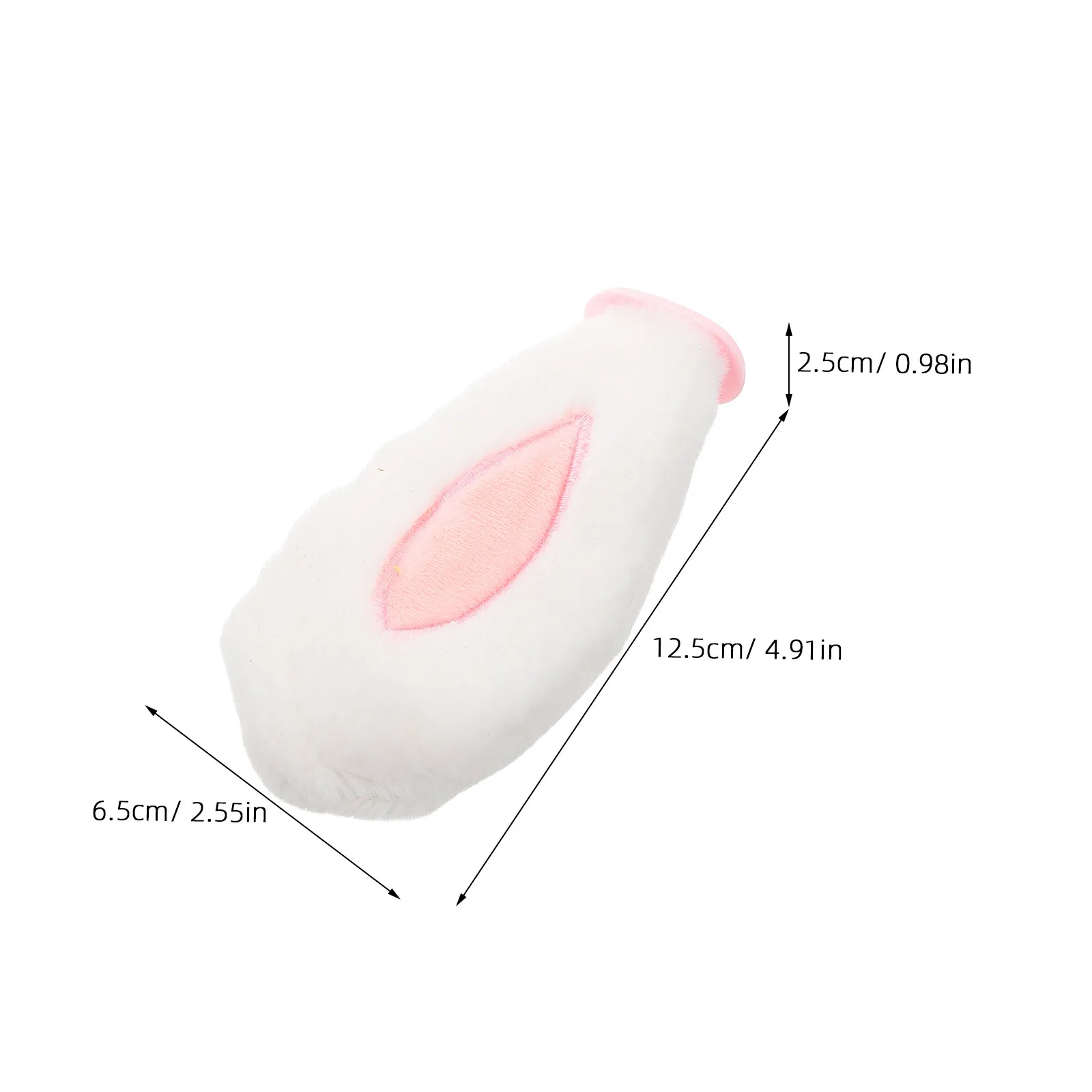 2Pcs Bunny Ears Accessories Soft Decorative Animal Ears Motorcycle Electric Bicycle Top Decorations