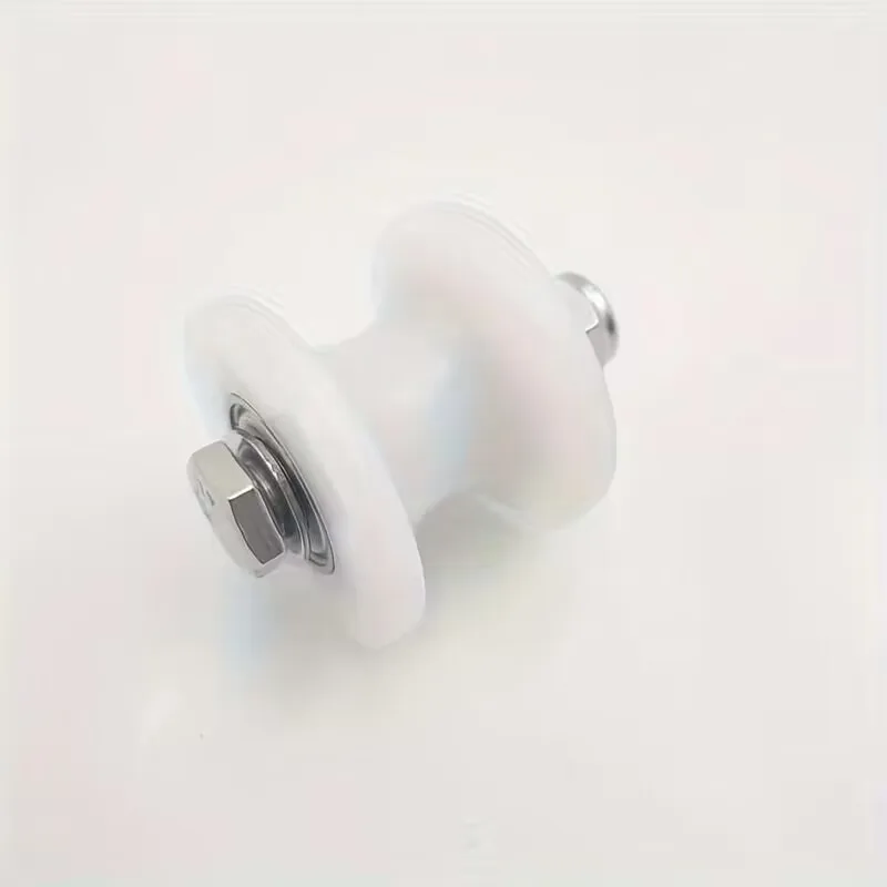 1pc 10-20/12-30mm diameter round rod tube nylon U-shaped track wheel bearing rollerpolypropylene PP material fixed pulley