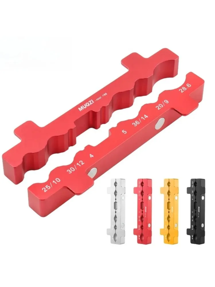 AliExpress NONE Bicycle Bench Vise Jaw Pads Bike Vise Inserts Clamp Holder for Spindle Pedal Seatpost Cassette Fork Hub Crank Repair Mount Clamp
