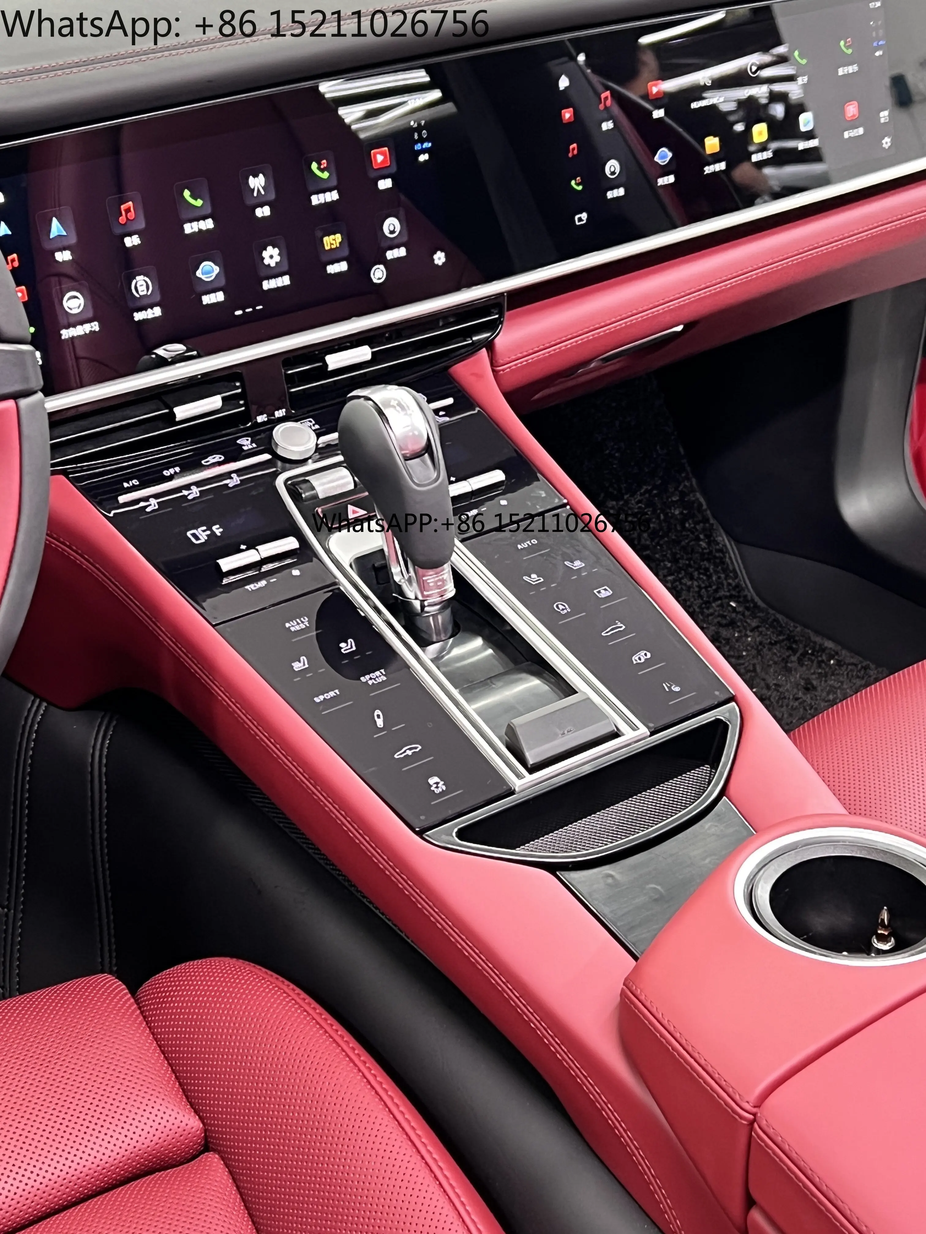 Upgrade for Porsche Panamera 970.1 970.2 2010-2016 with Smart LCD Saddle Control Panel Digital Interior New Condition