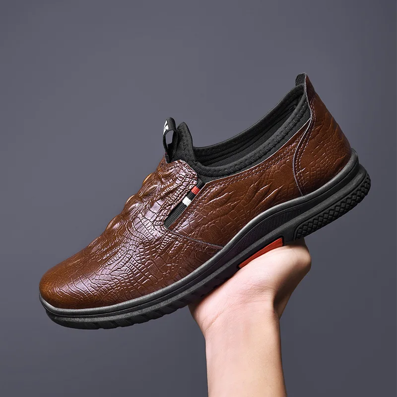 

2023 Spring Men's Leather Shoes Formal Casual Breathable Oxford Shoe Men's Shoes British Style