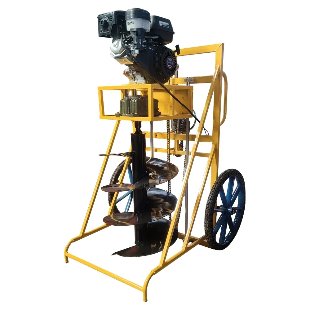 High Power Ground Drill Pneumatic Drilling Machine Fruit Tree Fertilizer Planter Agricultural Machinery Digging Machine