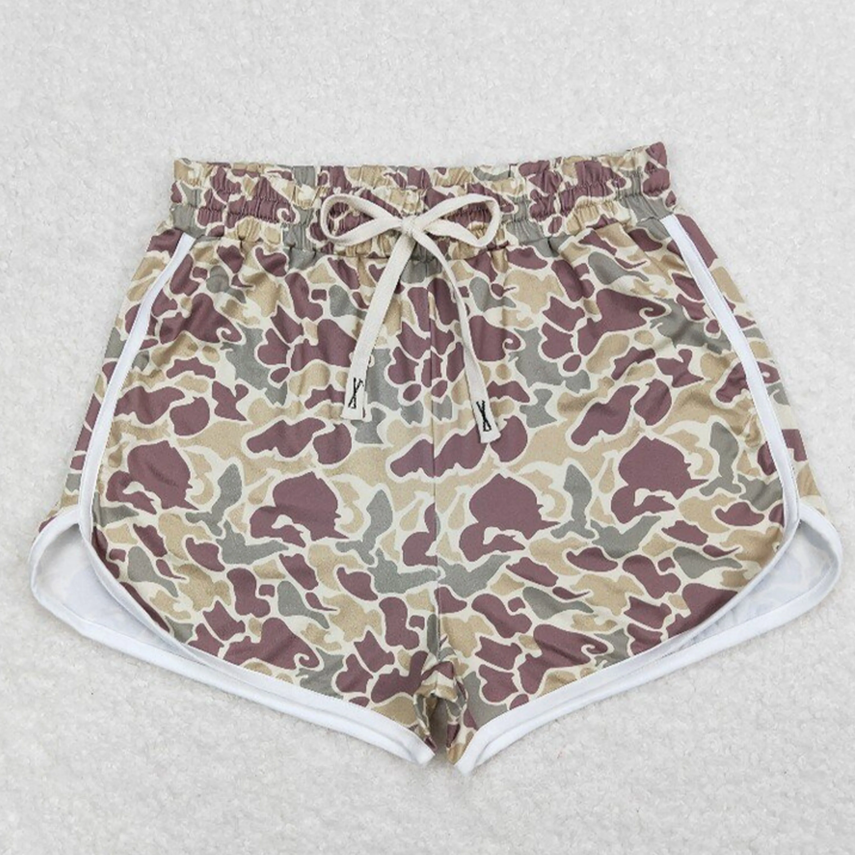 Wholesale Adult Summer Camo Cow Cactus Floral Running Shorts Clothing Women Girl Toddler Ton Western Clothes