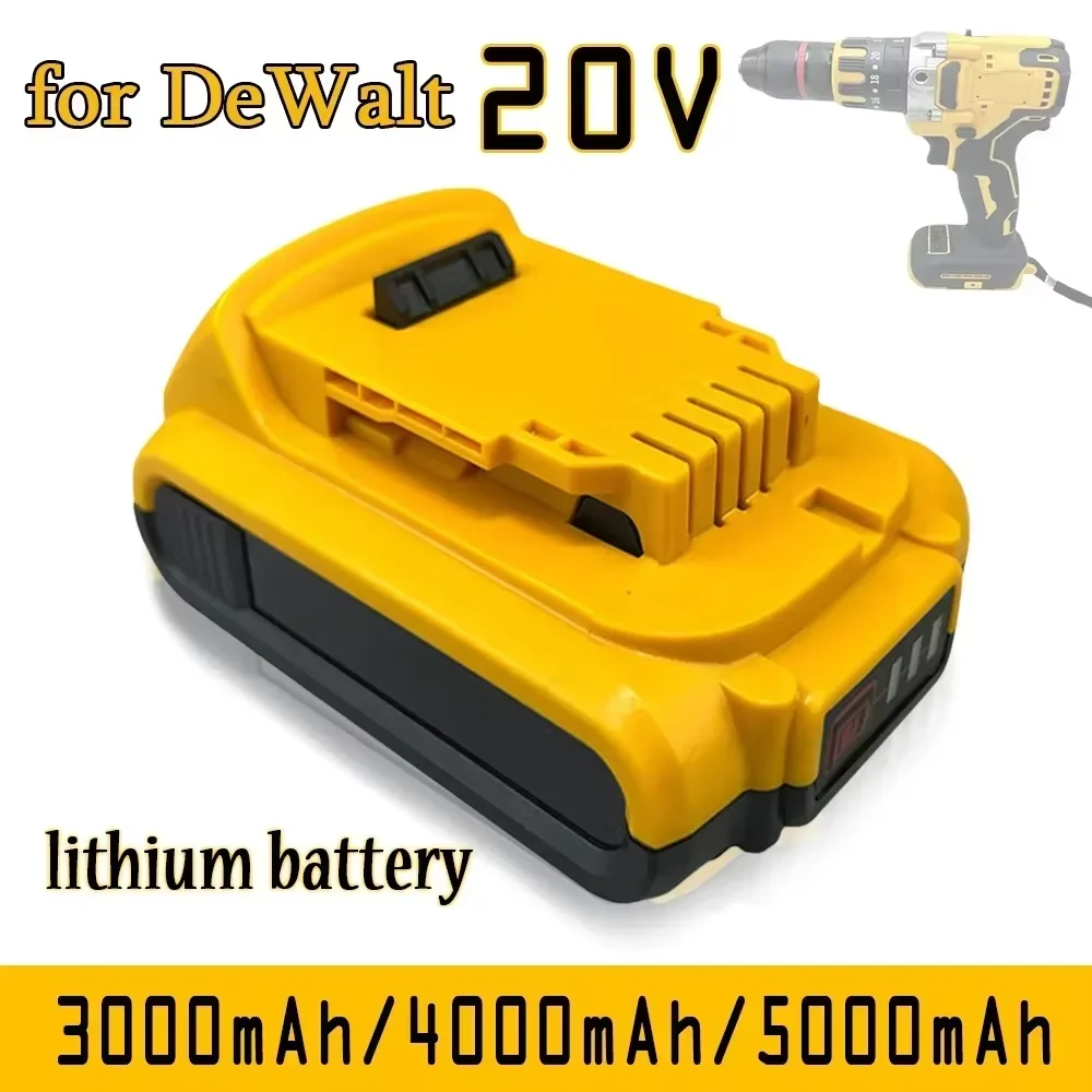

For DeWalt 18v 20Volt Max Lithium Ion Batteries 20V 5Ah DCB203 Li ion Battery ReplacementDCB206 DCB205 DCB204 DCB200Power Tools