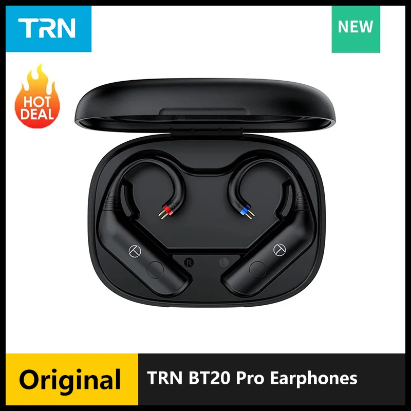 

TRN BT20 Pro Wireless Bluetooth 5.3 HIFI Earphones Module Upgrade Cable /MMCX Connector Replaceable Plug Ear Hook For Moondrop