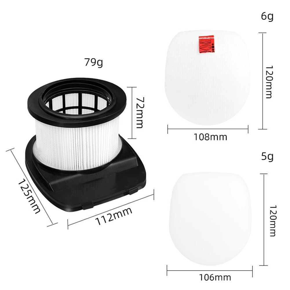 فلتر EAS لقطع غيار المكنسة الكهربائية المستقيمة اللاسلكية Shark IZ162H، IZ362H، IZ363HT IZ440H، IZ462H، IZ483H